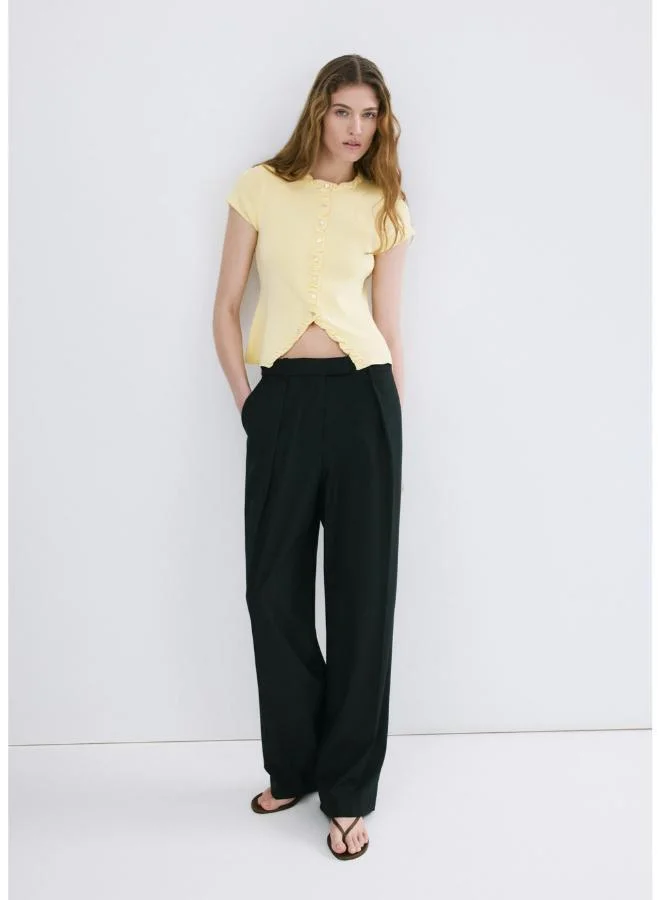 Mango  Fine knit sweater with buttons for Women | Best Price UAE