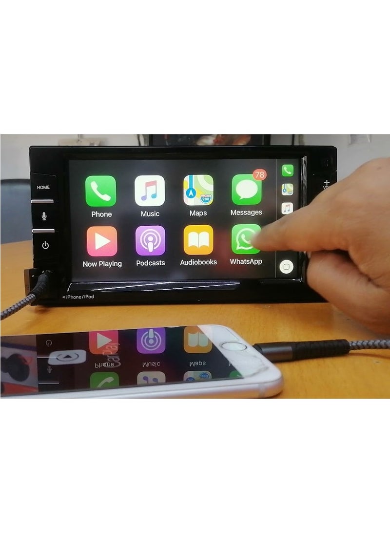 نيسان سوبر سفاري Y61 VTC دعم ستيريو السيارة الأصلي أبل كاربلاي راديو دول مجلس التعاون الخليجي USB تشغيل الفيديو شاشة تعمل باللمس للرؤية الليلية كاميرا خلفية متضمنة - Image 1