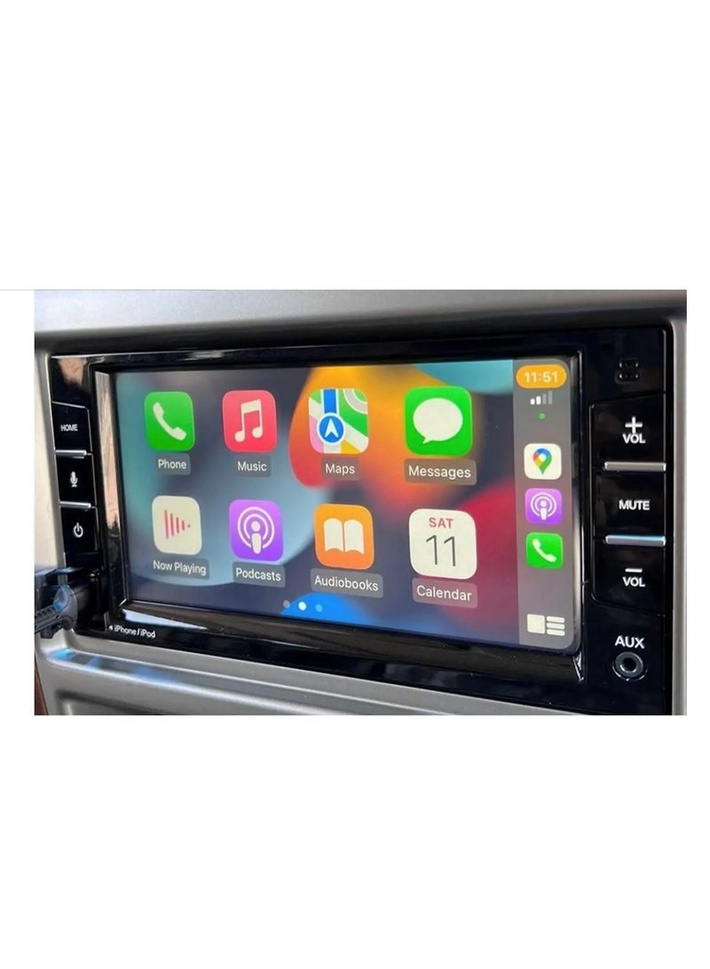 نيسان سوبر سفاري Y61 VTC دعم ستيريو السيارة الأصلي أبل كاربلاي راديو دول مجلس التعاون الخليجي USB تشغيل الفيديو شاشة تعمل باللمس للرؤية الليلية كاميرا خلفية متضمنة - Image 2