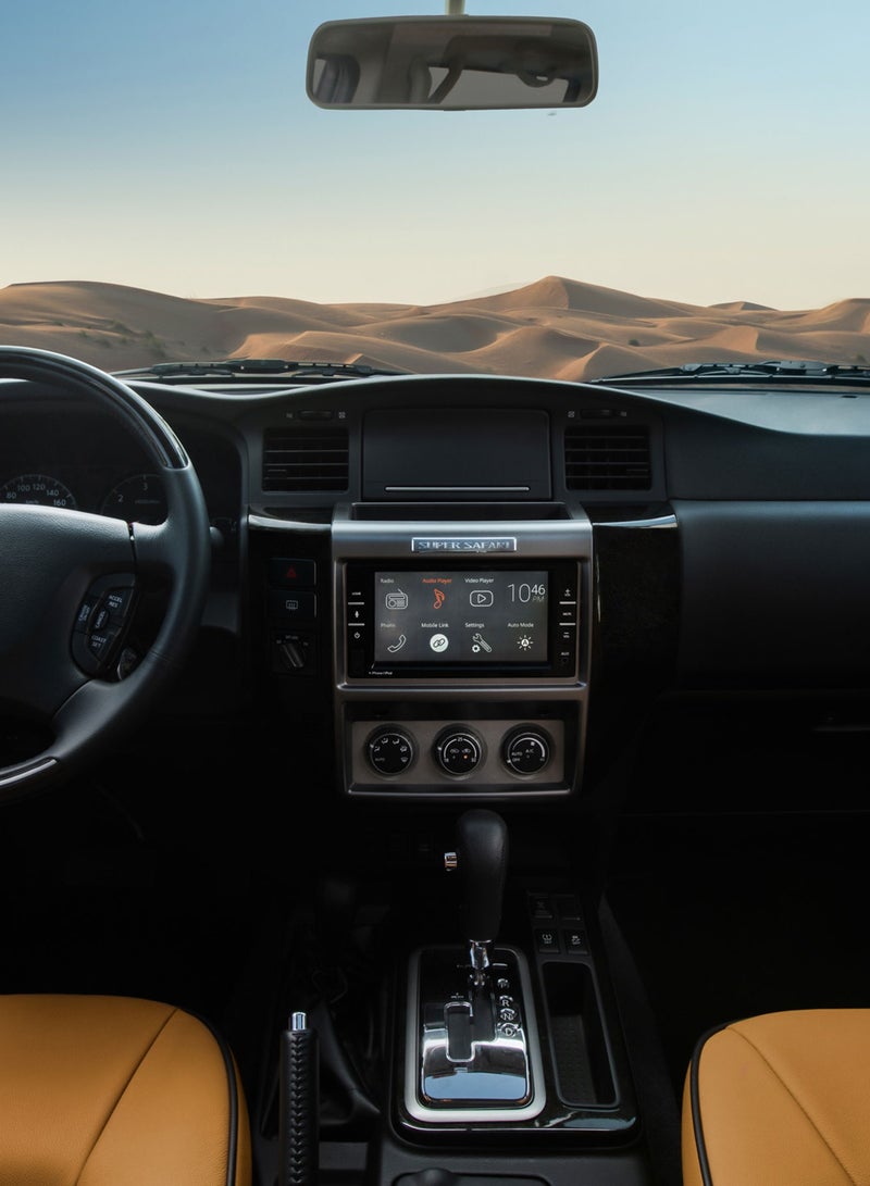 نيسان سوبر سفاري Y61 VTC دعم ستيريو السيارة الأصلي أبل كاربلاي راديو دول مجلس التعاون الخليجي USB تشغيل الفيديو شاشة تعمل باللمس للرؤية الليلية كاميرا خلفية متضمنة - Image 4