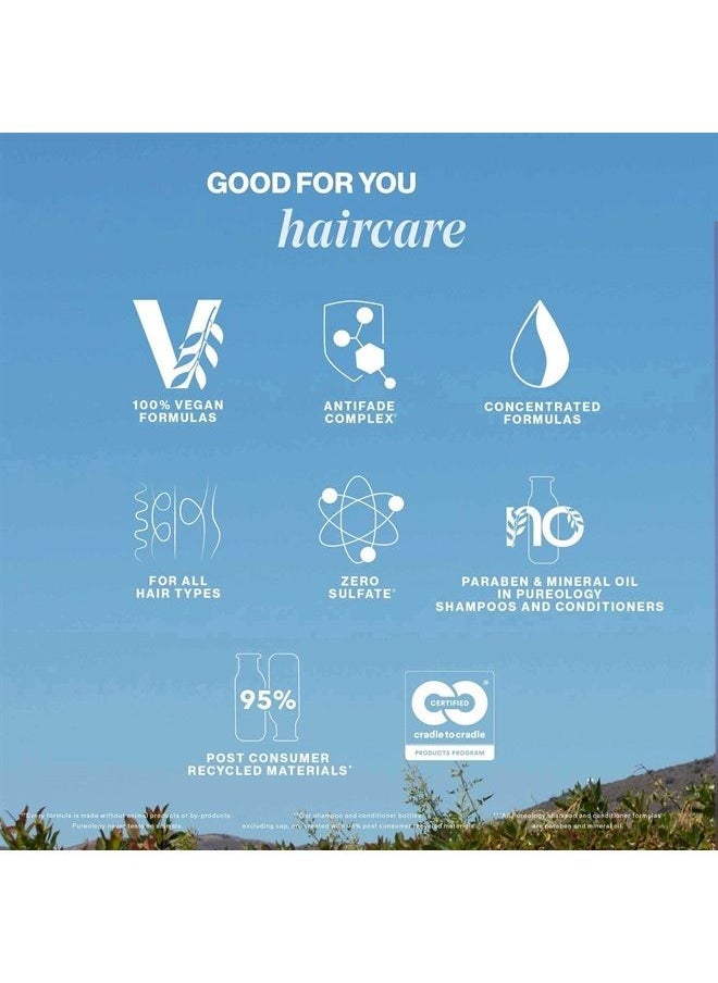 PUREOLOGY Strength Cure Blonde Purple Shampoo for Blonde & Lightened Color-Treated Hair, 1.7 Fl Oz  - Image 2