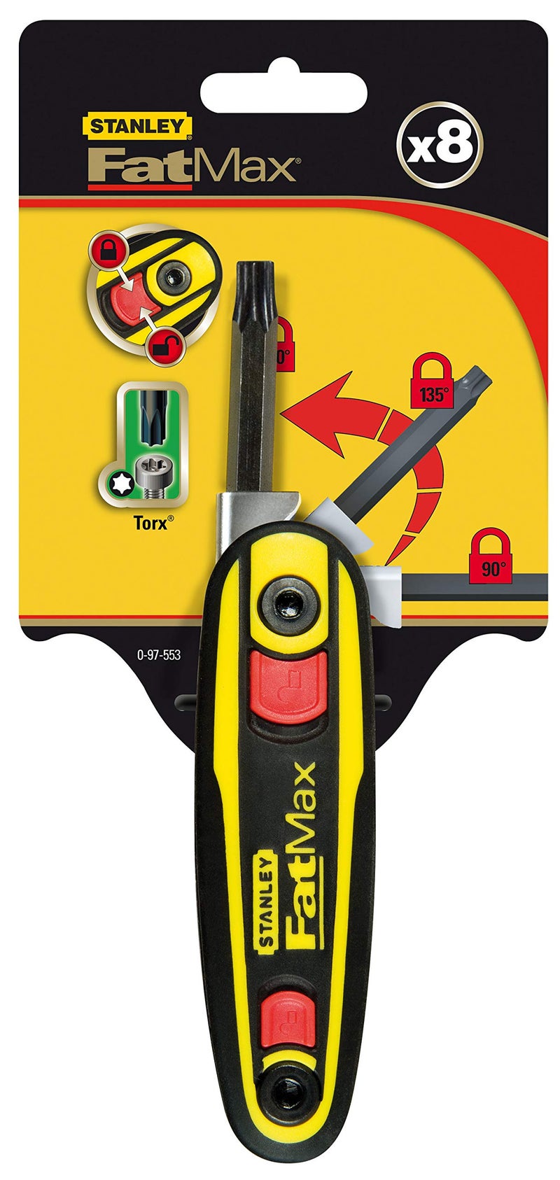 Stanley Stanley Tools - FatMax® TORX Key Locking Set of 8 (TX9-TX40) - Image 1