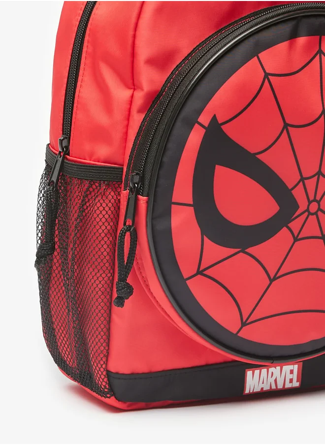 MARVEL Boys's Spider-Man Print Backpack with Adjustable Shoulder Straps