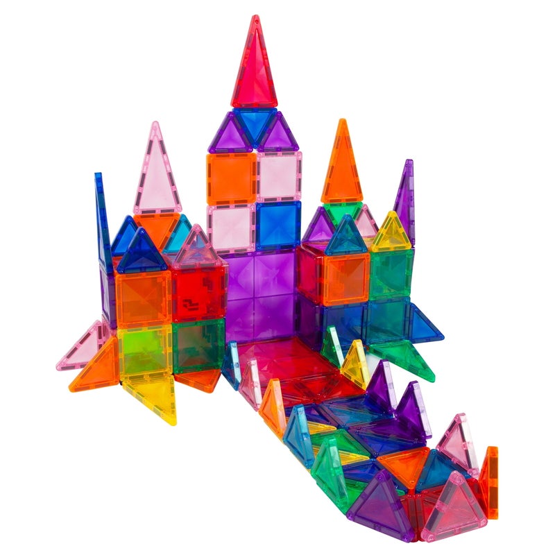 PicassoTiles Mini Diamond Series Magnetic Tiles Building Set (101 Pieces) - Image 3