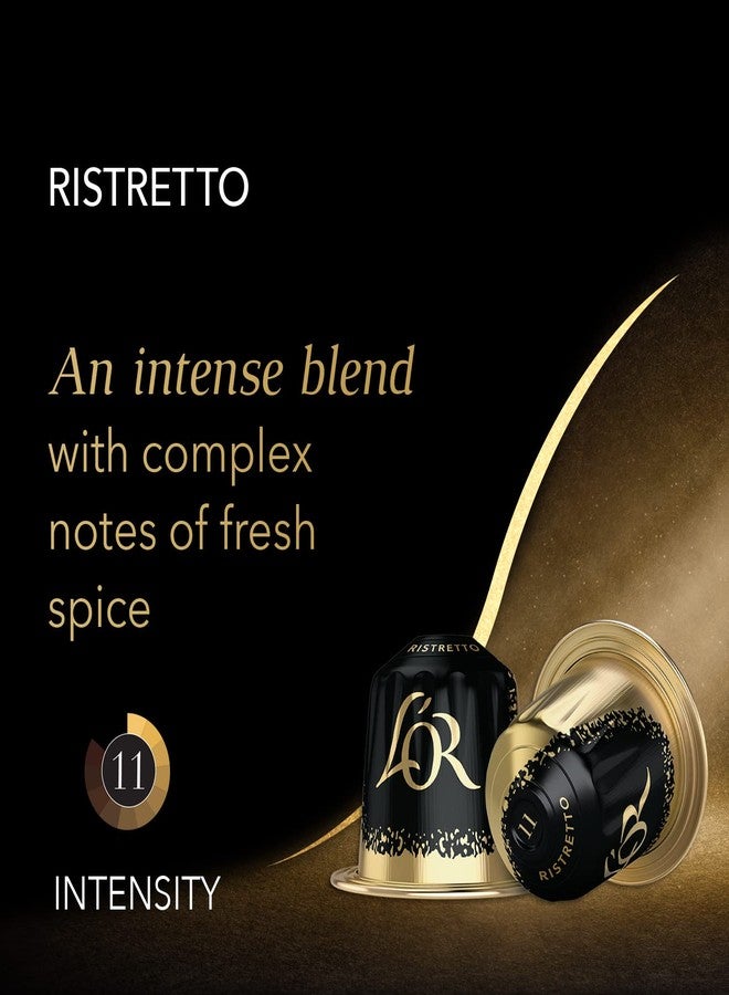 L'OR Espresso Capsules, 50 Count Ristretto, Single-Serve Aluminum Coffee Capsules Compatible with the L'OR BARISTA System & *Nespresso Original Machines, 50 Count (Pack of 1) - Image 4