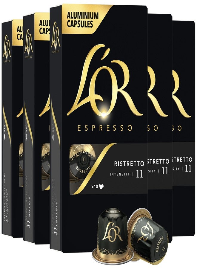 L'OR Espresso Capsules, 50 Count Ristretto, Single-Serve Aluminum Coffee Capsules Compatible with the L'OR BARISTA System & *Nespresso Original Machines, 50 Count (Pack of 1) - Image 1