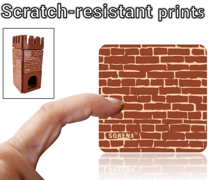 Military Battlefield Magnetic Tiles Building Blocks - 41 Pieces Set with War Themed Printing for Imaginative Military Building and Learning - STEM Education for Kids Age 3 4 5 6 7 8 9 10 WW1 WW2 - Image 3