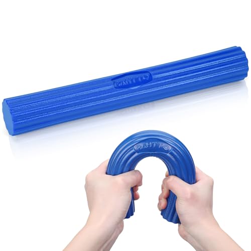 PAHTTO Flexible Resistance Bar for Physical Therapy Resistance Exercise Twisting Bar for Tennis Elbow Tendonitis Pain Relief Grip Strength Improve Blue Heavy 25 LBS - Image 1