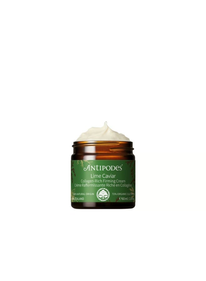 Antipodes Lime Caviar Collagen-Rich Firming Cream 60ml - Image 1