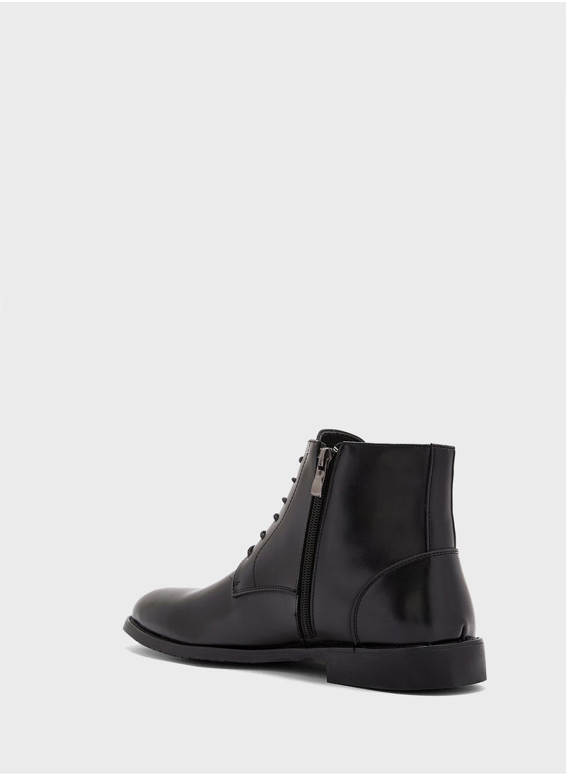 Robert Wood Ankle Lace Up Formal Boots  - Image 3
