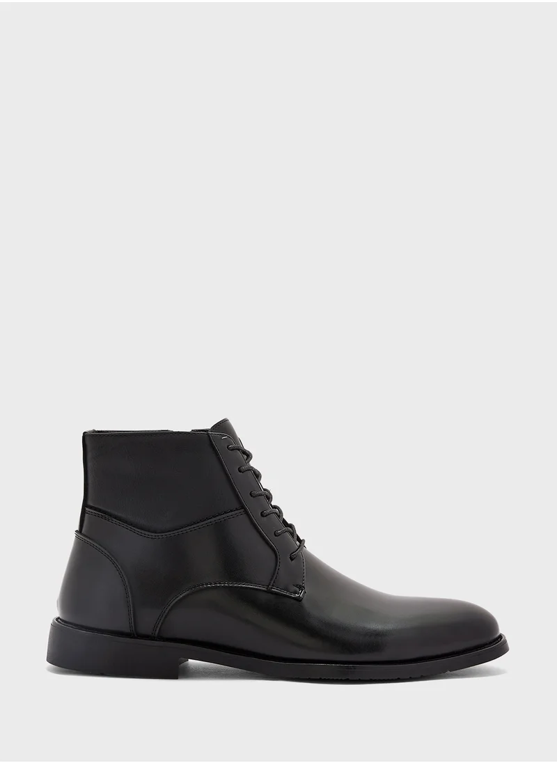 Robert Wood Ankle Lace Up Formal Boots