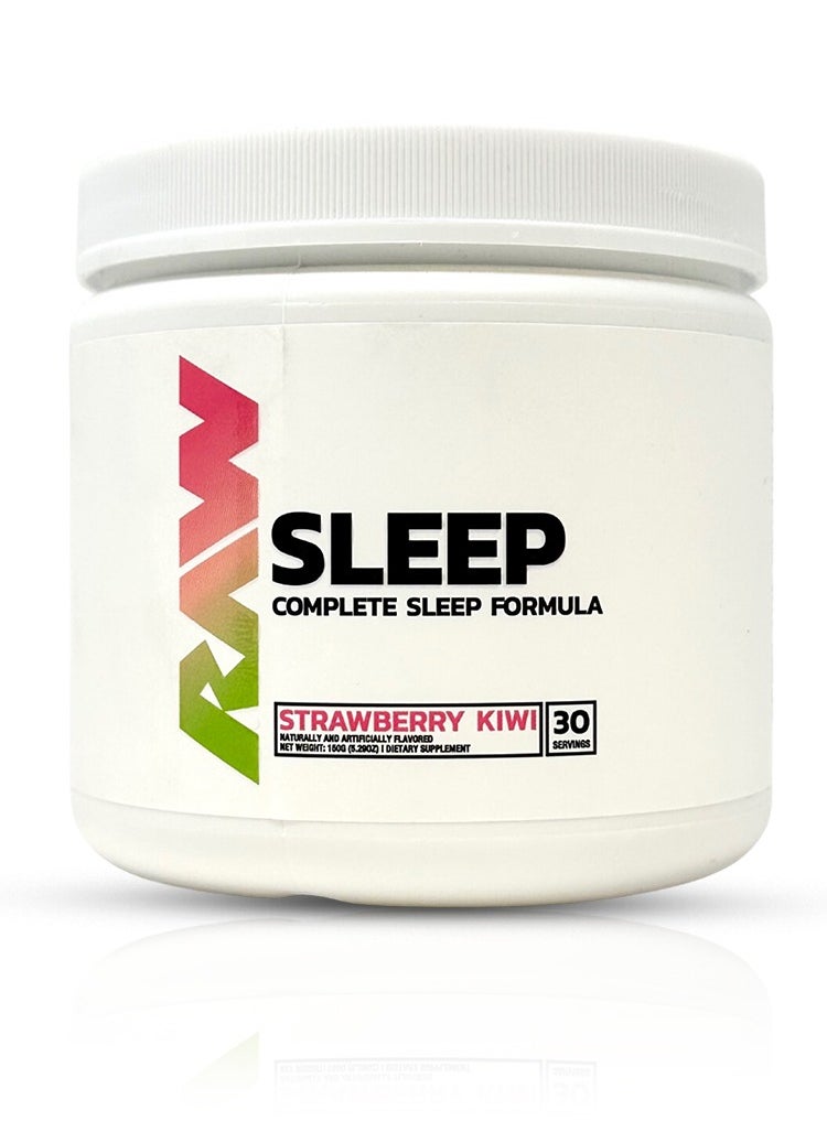 Raw Nutrition RAW Sleep Powder - Strawberry Kiwi Flavor, 30 Servings  - Image 1