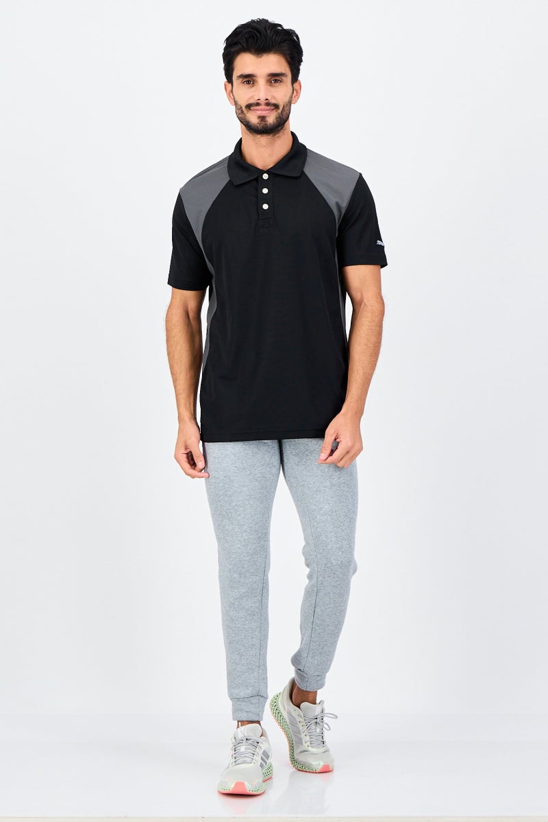 PUMA Men Sportswear Fit Short Sleeve Dezire Outdoor Polo Shirt, Black - Image 4