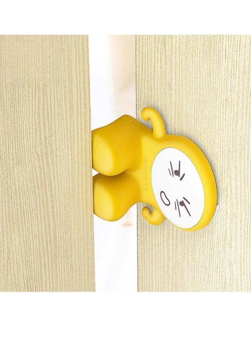 BABYBBZ Door Pinch Guard, Durable Silicone Baby Door Stopper, Safety Finger Pinch Guard Prevents Finger Pinch Injuries - Image 1