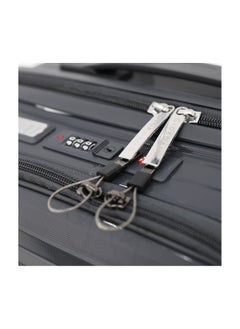 GIORDANO Unbreakable Hardshell PP Luggage Trolley Bag 20 inch Cabin Size With Double Spinner Wheels,Grey  - Image 3