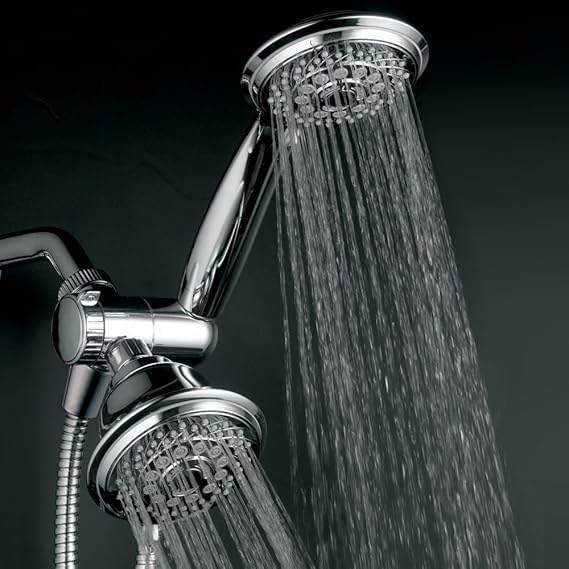 8814 30Setting 3 way HeadHandheld Shower Combo with Premium 5Ft Stainless Steel Hose  - Image 2