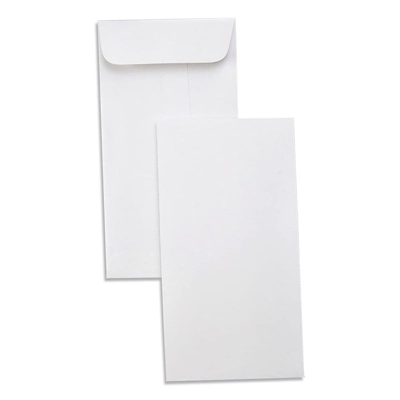 NextDayLabels NextDay Labels #7 Coin Envelopes - 100-Pack White Gummed Money Envelopes for Cash, Coins, Jewelry, or Small Parts - Durable White Paper Cash for Home, Office, or Business Use - Made in USA - Image 1
