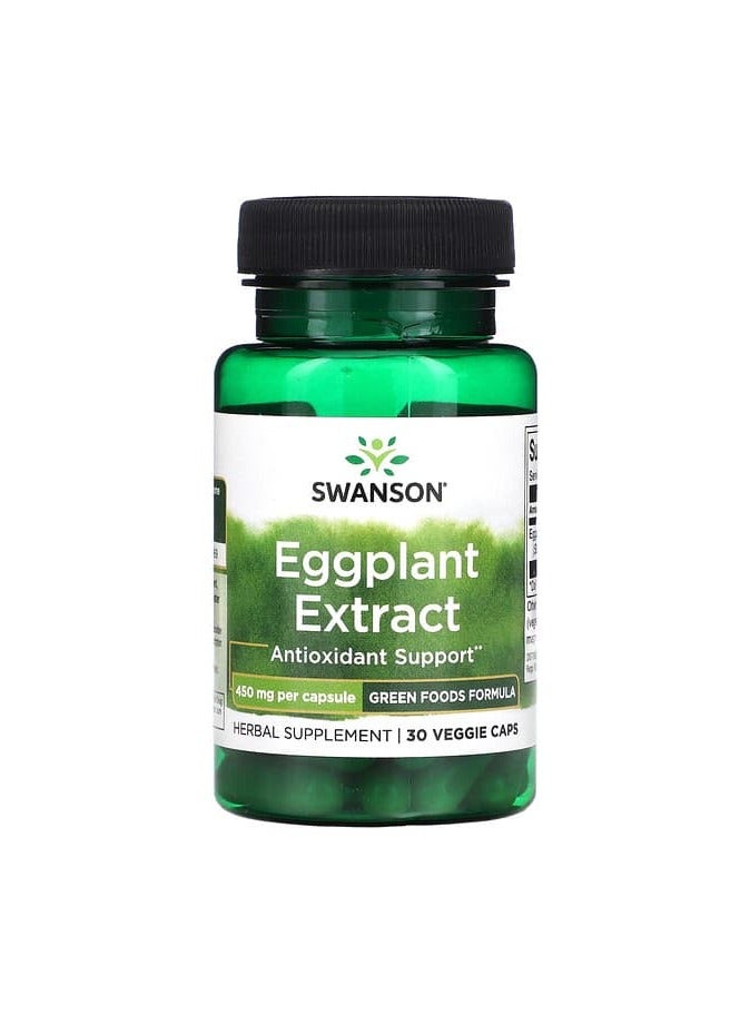 Eggplant Extract , 450 mg , 30 Veggie Caps
