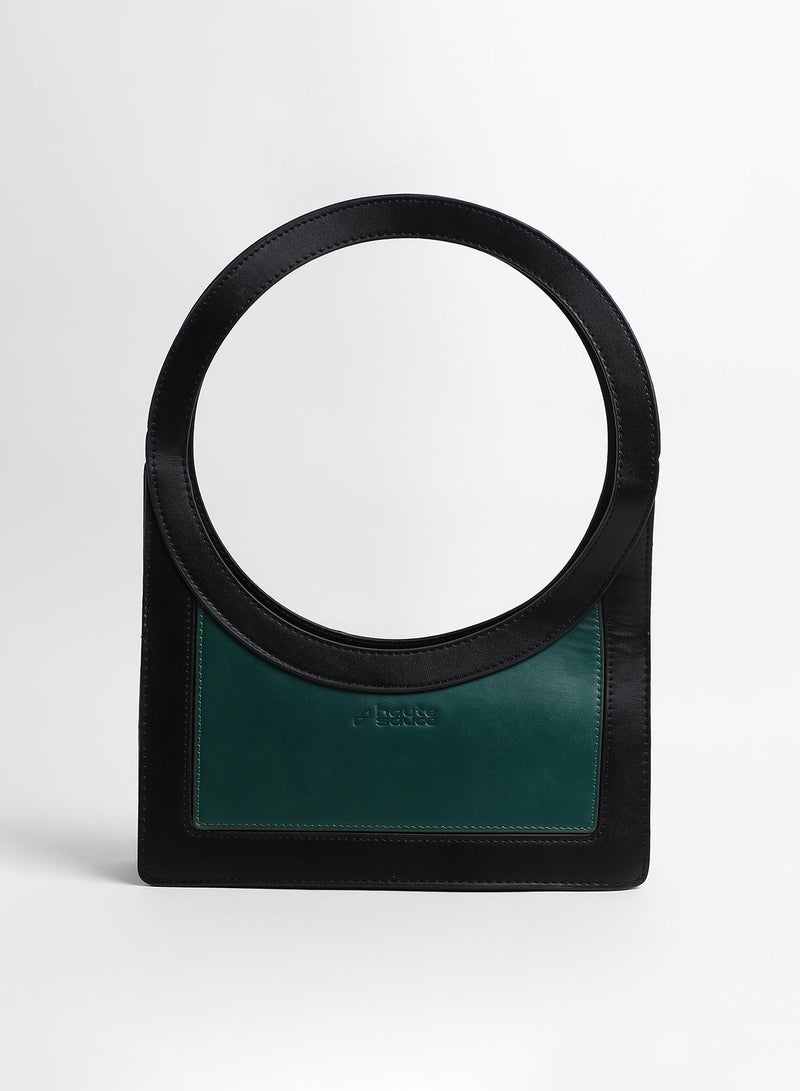 Haute Sauce Colour block Zip Lock Regular Vegan Leather Hand Bag For Women  - Image 4