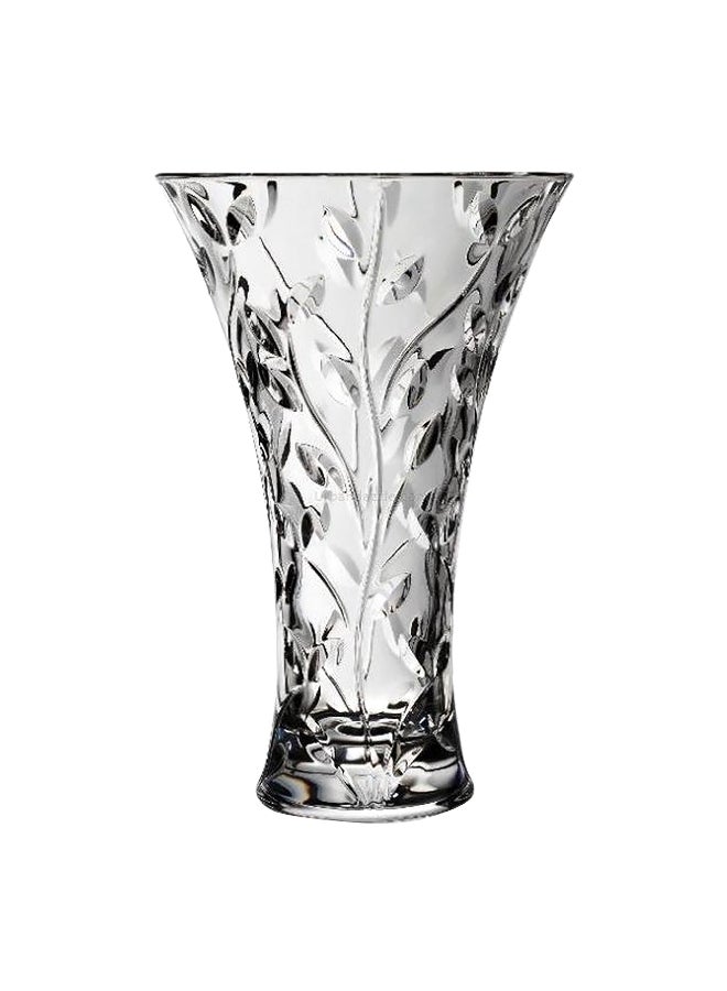 RCR Decorative Crystal Glass Laurus Flower Vase Clear 30 x 19.7 x 19.7 cm 25979020306 - Image 1