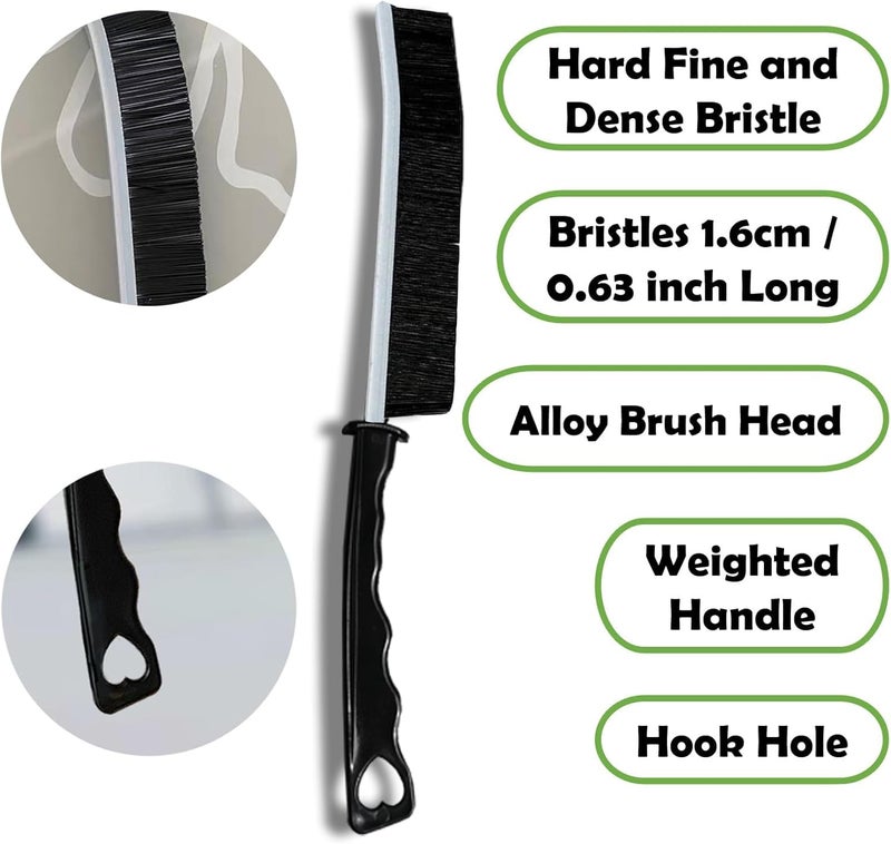 JICOOT 11Pcs Crevice Cleaning Brush Set, Multi Purpose Hard Bristle Brushes for Deep Cleaning Gap, Kitchen, Bathroom, Grout, Sink, Corners, Tight Spaces, Bottle, Cup, Blender & More - Image 3