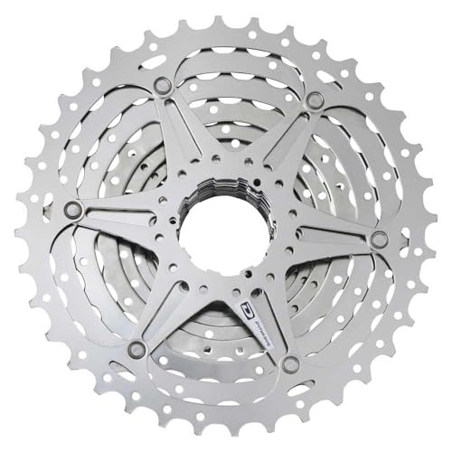 Shimano Deore M6000 CS-HG500 Cassette - 10 Speed, 11-34t, Silver - Image 2