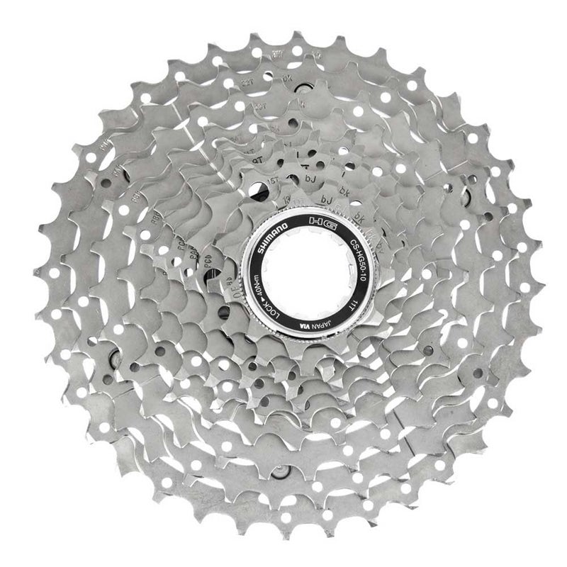 Shimano Deore M6000 CS-HG500 Cassette - 10 Speed, 11-34t, Silver - Image 3