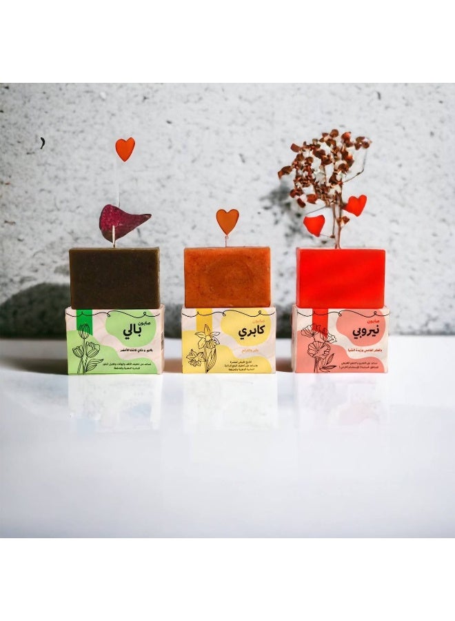 HAJER Capri Soap, enriched with Myrrh and Turmeric 200 gram - Image 4