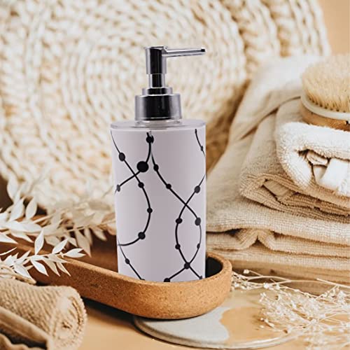 Shenron White Liquid Soap Dispenser for Wash Basin & Bathroom, Empty Refillable Handwash Bottle with Pump, Chrome Finish on Top, Unbreakable Plastic Body for Household use - Image 4