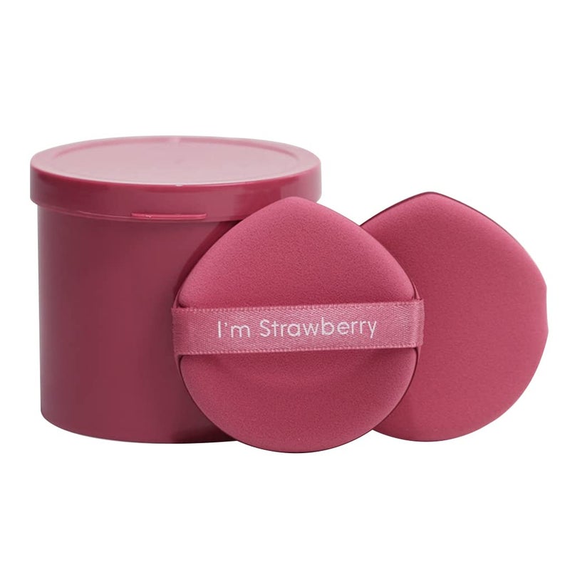 M'AYCREATE MAYCREATE® 7Pcs Makeup Sponge Powder Puff Latex-free Makeup Puff Blender Sponge, Air Cushion Pads for Liquid Foundation, Cream, Powder, Concealer, Wet & Dry Dual Use(Pink) - Image 1