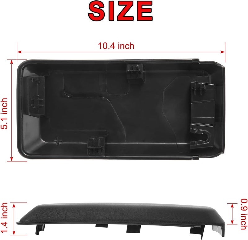 AUTOBABA 2Pcs F150 Front Bumper Guards Pads Cover Insert Cap Compatible with Ford F-150 2018 2019 2020 Replace# JL3Z17E810AB for Front Left Driver & Right Passenger Side (Matte Black) - Image 5