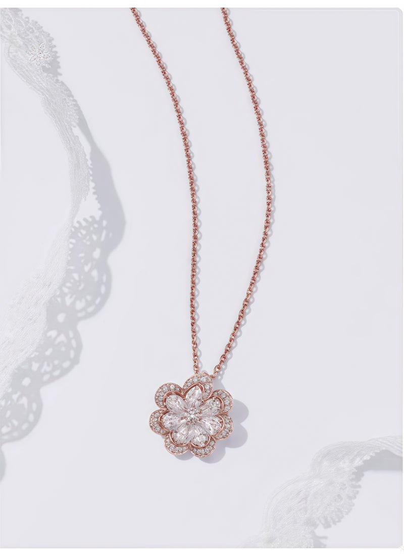 Chopard Chopard lace 18K rose gold diamond wedding necklace luxury jewelry wedding gifts  - Image 2