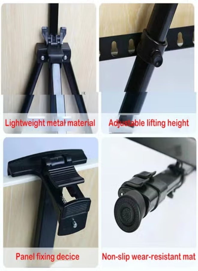 KLNAMAEAAN Multifunctional Hand Cranked Display Stand for Art Students Adjustable Height with Portable Bag for Floor and Table Top Drawing and Displaying - Image 3