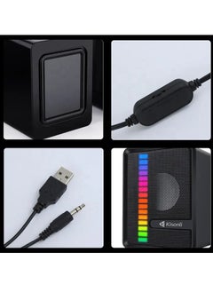 Wired Desktop Small Speaker RGB Portable USB Mini X14 - pzsku/Z900C8CD26BB25478720DZ/45/_/1708866878/8901eb4f-aec3-4eab-a9a2-f73f6903ad35