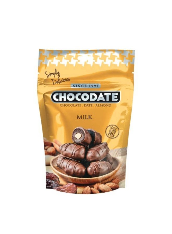 Chocolate Dates, Milk with Almond - 90g, UAE