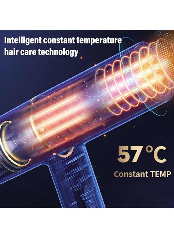 Denx - Low Noise Quick Dry Hair Dryer Blow Dryer Hot and Cold Wind Professional Hair Care Salon Hair Stylist Tool - Image 1