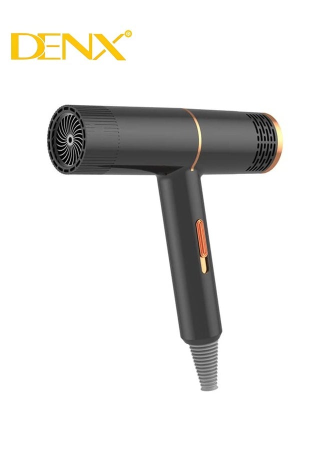 Denx - Low Noise Quick Dry Hair Dryer Blow Dryer Hot and Cold Wind Professional Hair Care Salon Hair Stylist Tool - Image 1