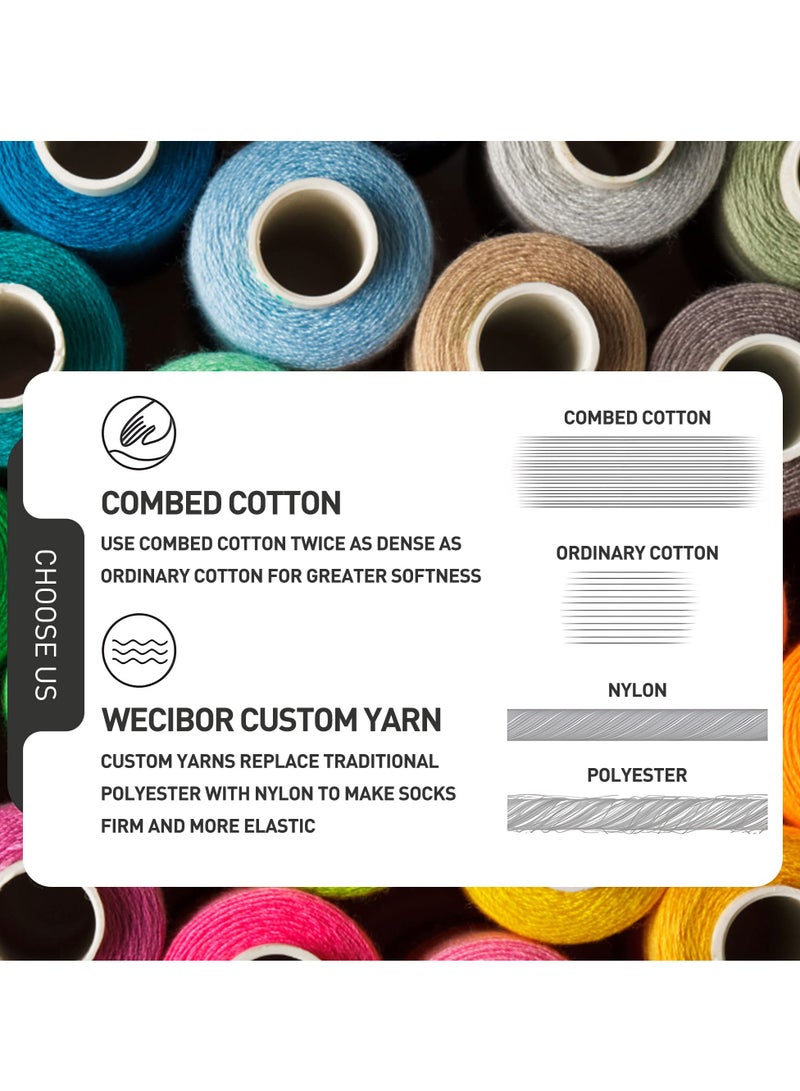 KASTWAVE Men's Colorful Fun Socks Colorful Funny Novelty Crew Pattern Dress Socks Pack, Crazy Design Cotton Socks Gifts for Men - Image 5