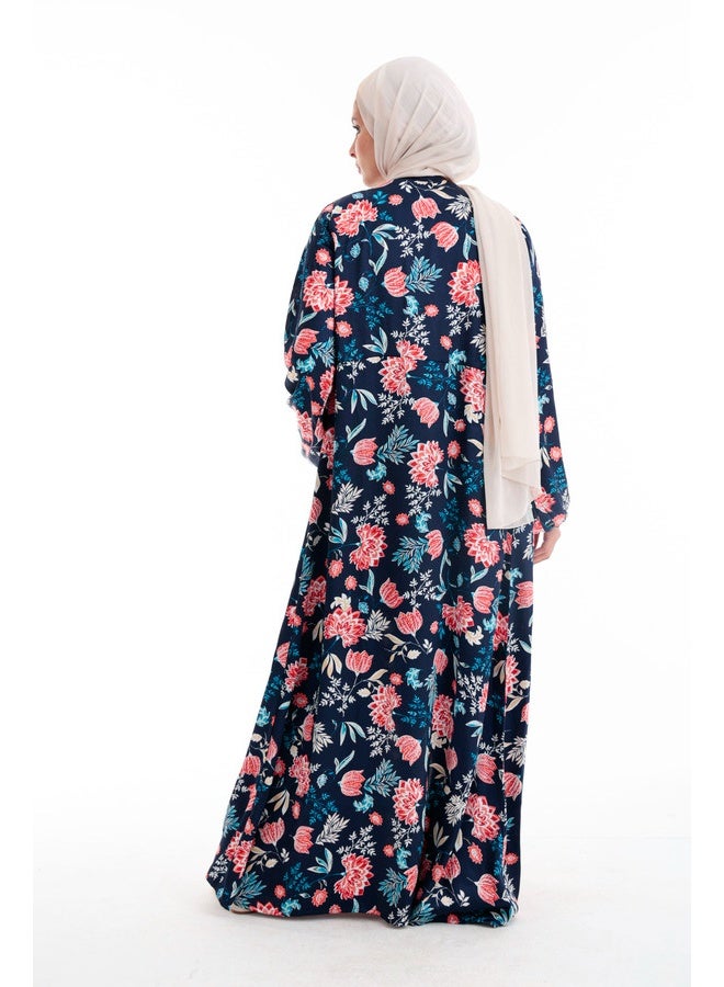 Dresscode Floral Printed Satin Dress - Image 4