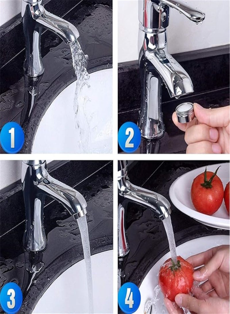 Pack of 10 M24 Mixer Tap Aerator Nozzles with ABS Filter, Includes Mixer Nozzle Key - Image 2