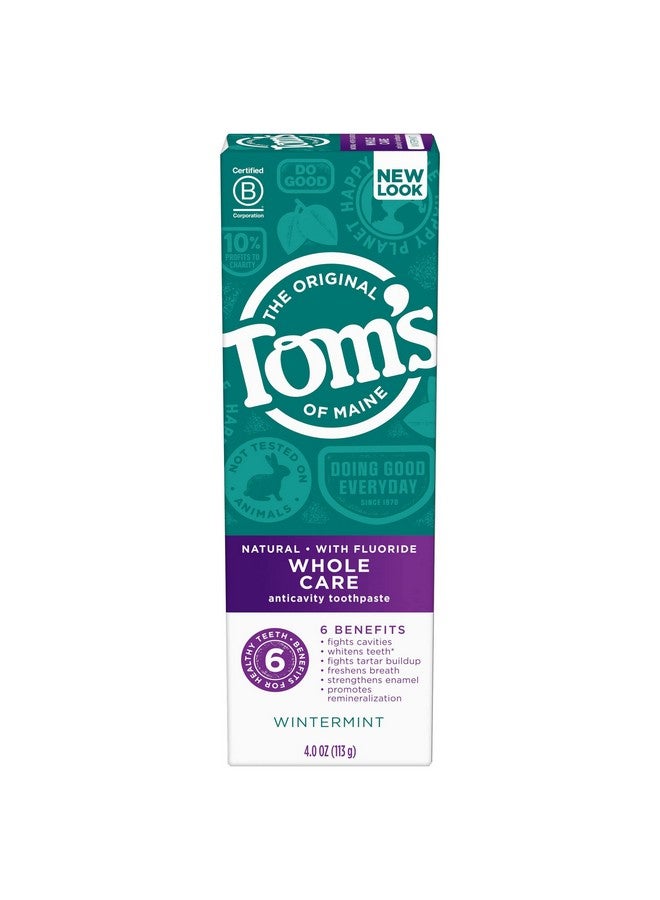 Tom's of Maine Whole Care Natural Toothpaste With Fluoride Wintermint 4 Oz. (Packaging May Vary) - Image 1