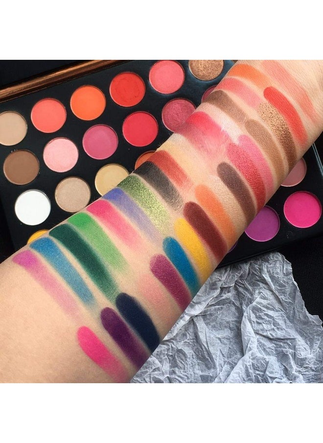 Bestland 35 Color Studio Eyeshadow Palette for Halloween Makeup, Pop Makeup Inner Artist Matte Shimmer Luminous Velvet Texture Pressed Colors Powder Creamy Eye Shadow Blendable Natural Makeup Palette  - Image 5