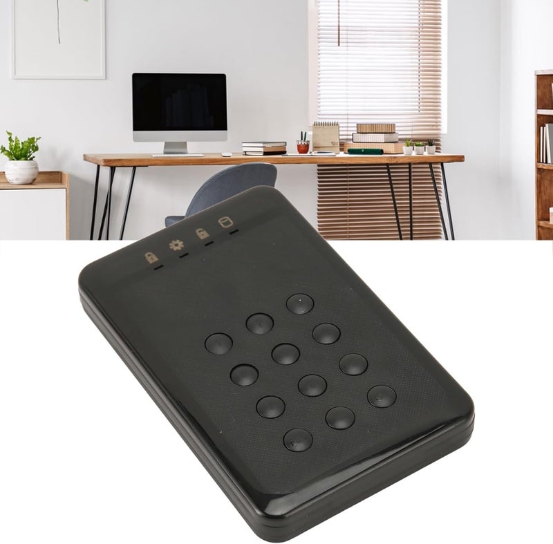 كلاراكو علبة محرك أقراص صلبة خارجية محمولة مشفرة بمنفذ USB 3.0 مقاس 2.5 بوصة مع إمكانية الوصول بكلمة مرور - Image 5