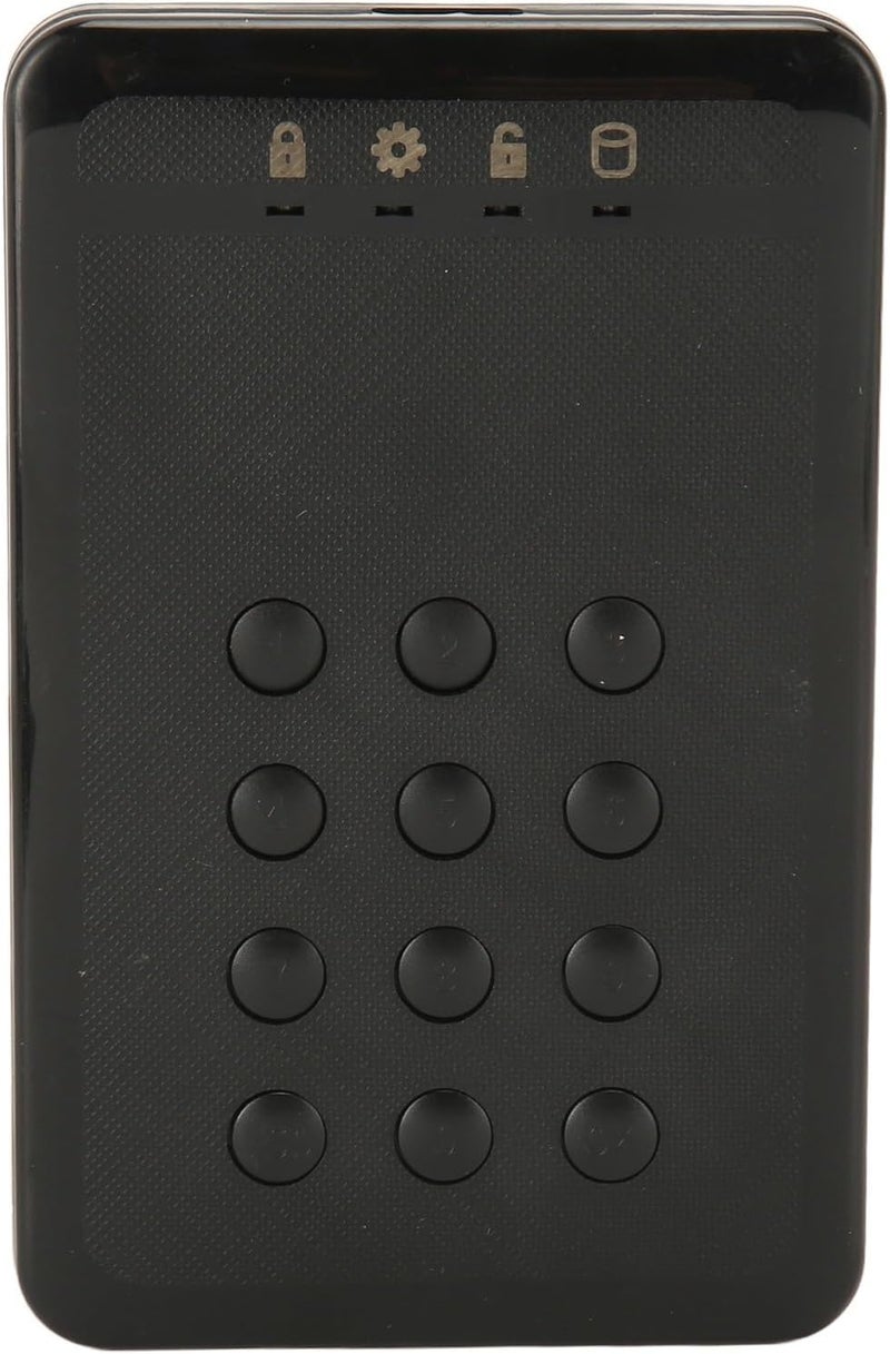 كلاراكو علبة محرك أقراص صلبة خارجية محمولة مشفرة بمنفذ USB 3.0 مقاس 2.5 بوصة مع إمكانية الوصول بكلمة مرور - Image 1