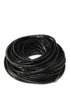 Generic Polyethylene Spiral Wire Cover (19mm x 10m, Black) 
