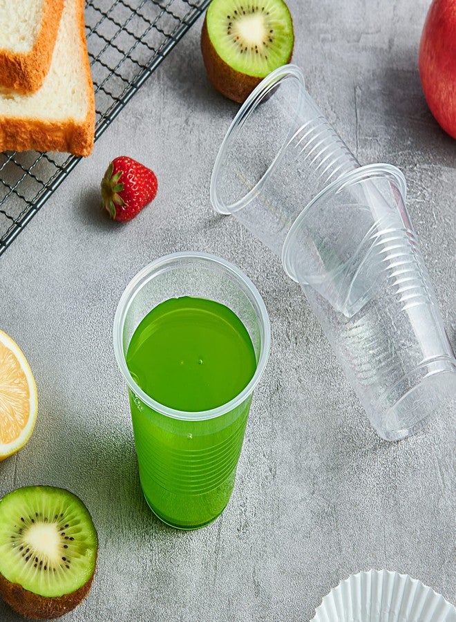Lilymicky عبوة من 500 كوب بلاستيكي شفاف سعة 7 أونصة من ليليميكي، أكواب شرب للاستخدام مرة واحدة، أكواب بلاستيكية للحفلات مناسبة لحفلات أعياد الميلاد والنزهات والاحتفالات وأي مناسبات أخرى. - Image 5