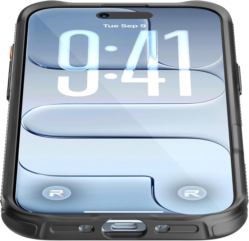 ريبل علبة iPhone Air [الجيل السابع - ألياف الأراميد] متوافقة مع MagSafe بشكل متين، جوانب مانعة للانزلاق، أزرار معدنية مقاومة للصدمات، تصميم حماية مطور لزر الكاميرا - Image 2