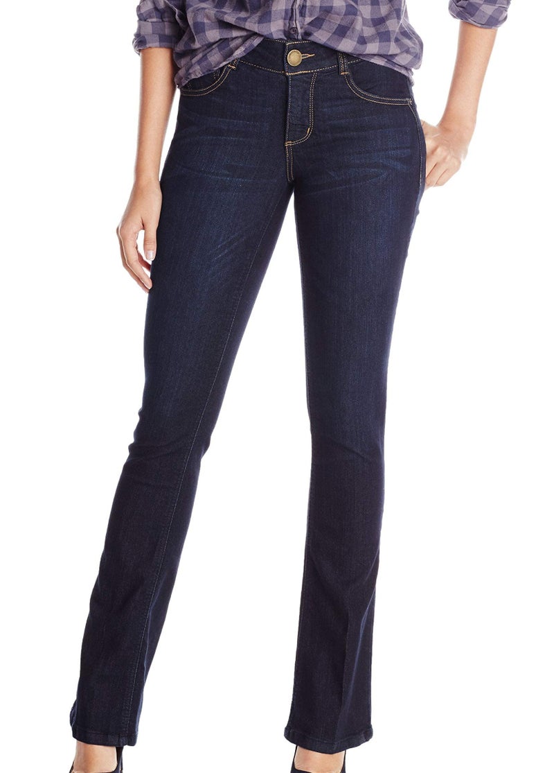 Democracy Women's Ab Solution Itty Bitty Boot, Indigo, 2 - Image 1