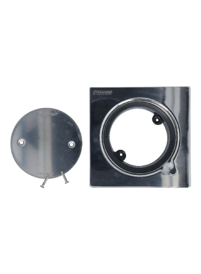 بونوميني مصفاة قوية عالية الجودة لتصريف المياه بلون فضي، بأبعاد 15 × 15 سم، BNM00002 - Image 4