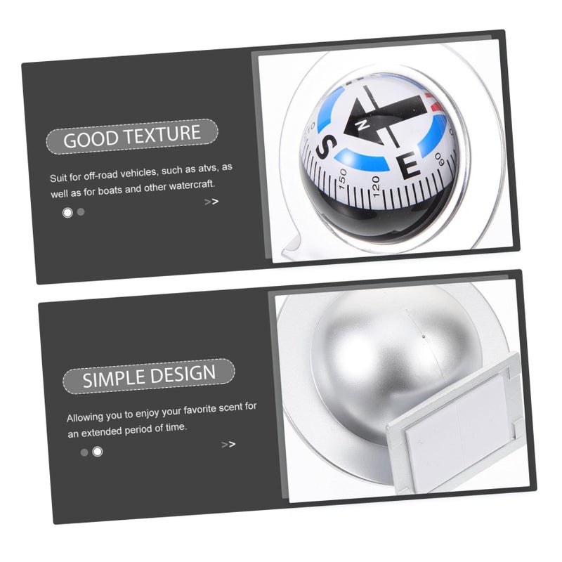 Car Compass Ball Reliable Direction Guidance for Car Boat ATV Outdoor Travel - Image 5